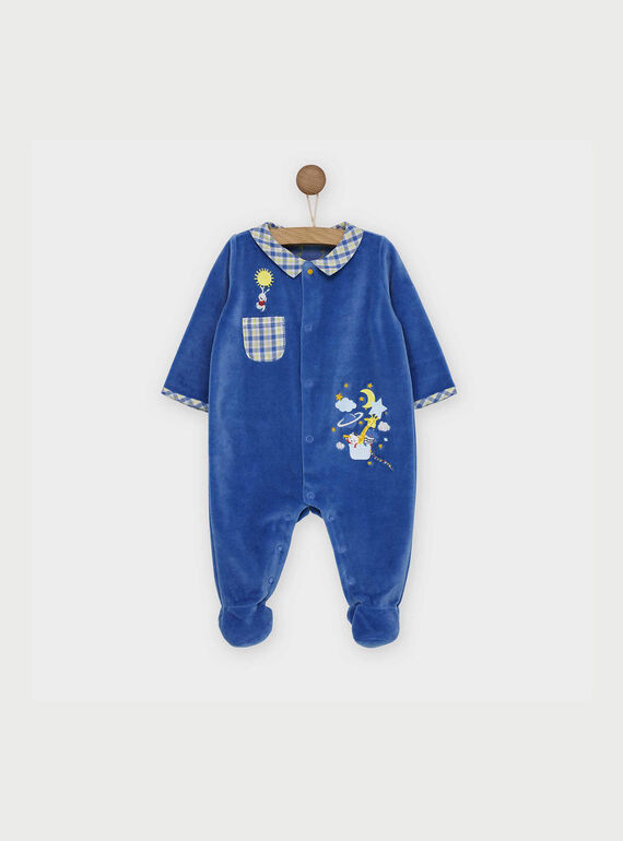 Pelele de color azul REMATHIS / 19E5BG72GRE216