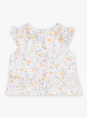 Camisa con estampado floral y volantes para bebé niña CYAMELIE / 22E1BF11CHE001