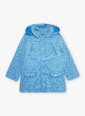 Impermeable 2 en 1 azul para niña CLAFLETTE / 22E2PFG1IMP208