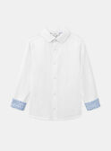 Camisa blanca elegante  KREPOPAGE / 24E3PGL3CHM000