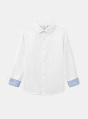 Camisa blanca elegante  KREPOPAGE / 24E3PGL3CHM000