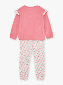 Pijama rosa de muletón cepillado KUILICETTE / 24E5PF53PYJD302
