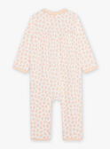 Pelele con estampado floral y calcetines para bebé niña CEGENNY / 22E5BF51GRE001