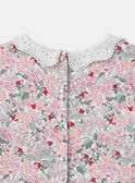 Vestido floral con cuello babero  LADEDETTE / 24H2PFQ1ROB001