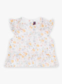 Camisa con estampado floral y volantes para bebé niña CYAMELIE / 22E1BF11CHE001