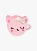 Bandolera con brillo y forma de gato rosa para niña CRAKOETTE / 22E4PFN1BESD315