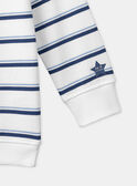 Jersey con estampado de rayas crudas y azules LERAYAGE / 24H3PGJ1SWE001