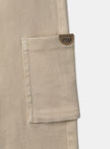 Pantalón cargo beige MEDIAGE / 25E3PG81PAN806