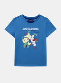  Camiseta dinosaurio azul KLAGAGE / 24E3PGN2TMC701