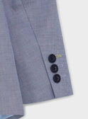 Chaqueta de color azul RIVINAGE / 19E3PGF1VES070