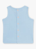 Camiseta de tirantes azul con estampado de surf, para bebé niño CAYVAN / 22E1BGV2DEBC218