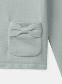 Light green CARDIGAN MRECARETTE / 25E2PFL2CAR602