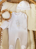Pelele blanco unisex para bebé ZOCHARLIE_B / 21E0NMY1GRE000