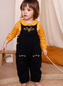 Peto de color negro para niña bebé ZADOLLY / 21E1BF91SAL090