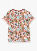 Camiseta con estampado tropical FICHEMAGE / 23E3PGD1TMC413