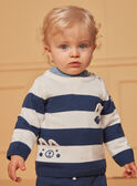 Jersey con estampado de rayas azules y blancas LADAEL / 24H1BGJ1PUL001
