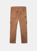 Pantalón cargo terracota KROPANTAGE / 24E3PGE1PAN408