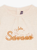 Camiseta beige de manga larga GAMANU / 23H1BFI1TEEA011