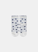 Juego de 3 calcetines jacquard floral MADEBORAH / 25E4BF81LC3114