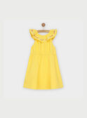 Vestido de color amarillo RYPAPETTE / 19E2PFH2ROB010