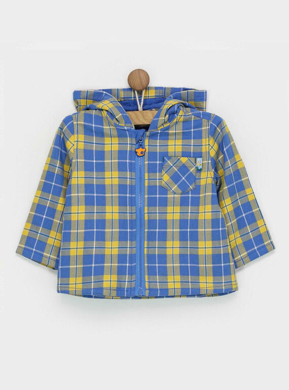 Cárdigan de color azul marino y amarillo RACYRUS / 19E1BG61GIL707