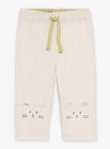 Pantalón blanco tiza de twill GADAEL / 23H1BG81PAN632