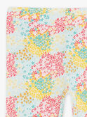 Leggings de color crudo con estampado de flores para niña CEFLOETTE 3 / 22E4PFU3CAL811