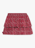 Falda avolantada con estampado floral 22E2PFP1JUP808