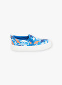 Slip-on de color azul con estampado de tiburones FEVANAGE / 23N10PG31D16715
