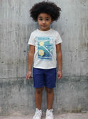 Bermudas de color azul marino, para niño ZEMOLAGE / 21E3PGO3BER216