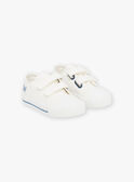 Zapatillas blancas con bordado de avión FEBASKAGE / 23N10PG21D16000