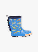 Botas de agua de color azul con estampado de dinosaurios FEPLUIAGE / 23N10PG11D0C208