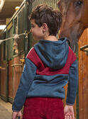 Sudadera tricolor con capucha LAROAGE / 24H3PGR1SWE714