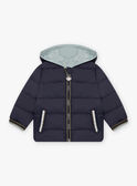 Anorak reversible verde agua para bebé niño CIENZO / 22E1BGG1DML614