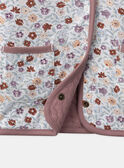 Cárdigan reversible liso y floral MAVETTE / 25E2PF71CAR511