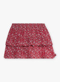 Falda avolantada con estampado floral 22E2PFP1JUP808