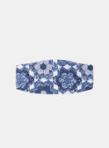 Cinta para el pelo de color azul y blanco con estampado floral LACHLOE / 24H4BFJ1BAN001