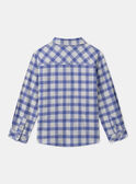 Camisa de cuadros azul MEMINAGE / 25E3PG81CHM001