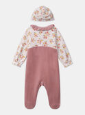 Pijama de terciopelo con gorro 