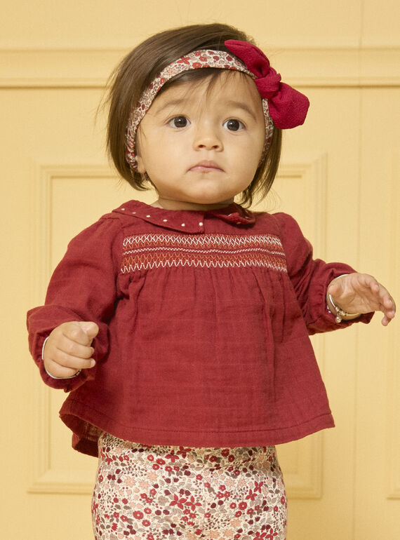 Blusa con frunces LAPRIA / 24H1BFR1CHEF506