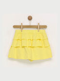 Falda de color amarillo RADUDETTE 2 / 19E2PFL2JUP010