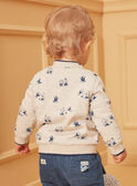Chaleco reversible de colores  azul y crudo LADRISTO / 24H1BGJ1GILC230