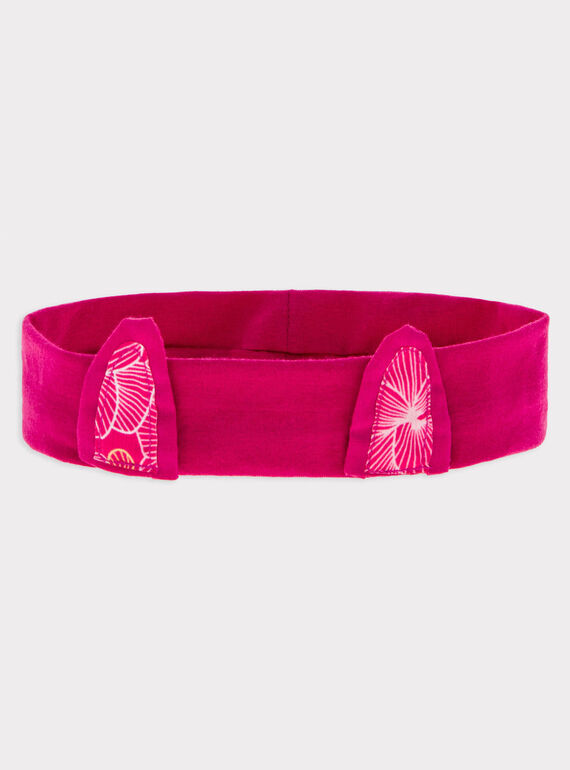 Cinta para el pelo de color rosa RATATIANA / 19E4BFP1BAN309