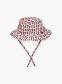 Gorro bob nude con estampado de flores FAWINA / 23E4BFQ1CHAD319
