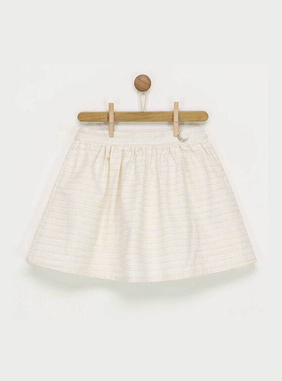Falda de color oro RYACAETTE / 19E2PFR1JUP954