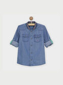 Camisa de color azul denim REBOBOAGE / 19E3PGC1CHM704