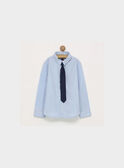 Sky blue Shirt PUIDOAGE / 18H3PGR2CHM218