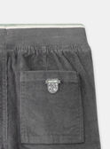 Pantalones Gris de Terciopelo LADURAGE / 24H3PGQ1PANJ909