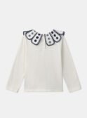 Camiseta cuello pétalo MECOLETTE / 25E2PF81TML114