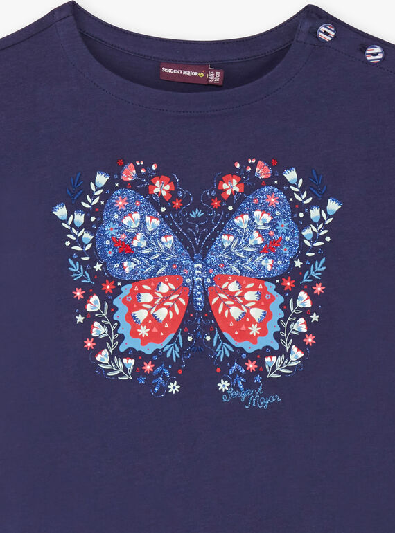 Camiseta de manga corta de color azul horizonte para niño ZOTISETTE / 21E2PFB1TMC216